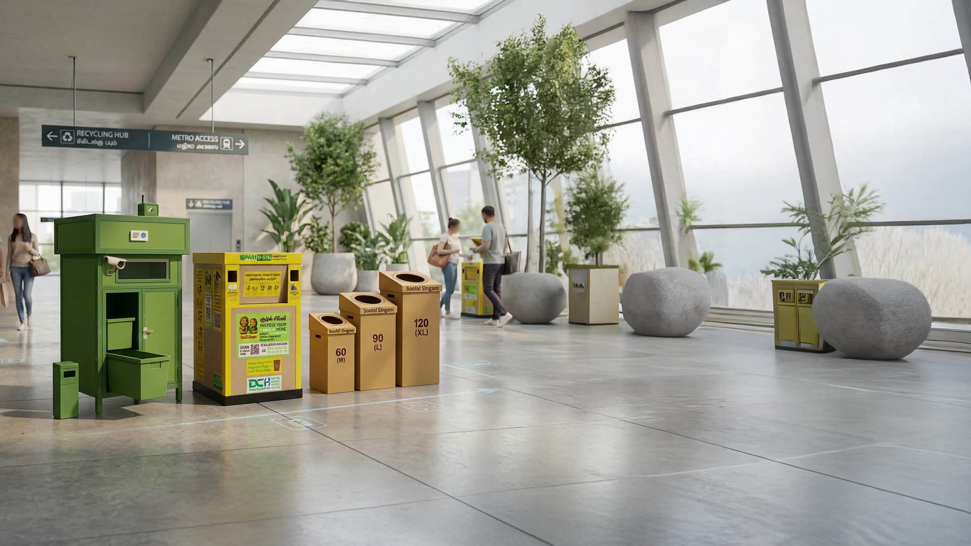 EcoFoldBin made of